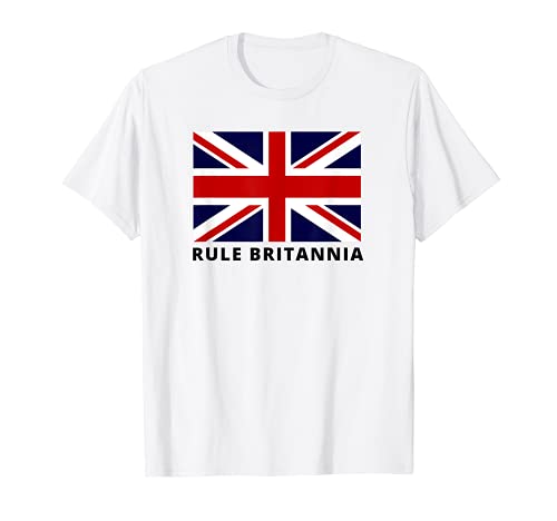 Rule Britannia - Bandera de Reino Unido, diseño de bandera británica Camiseta