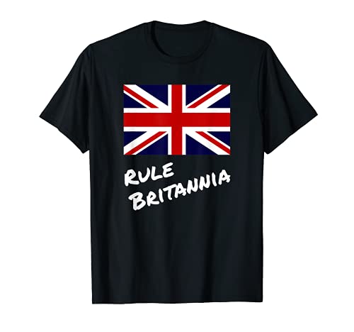 Rule Britannia - Bandera de Reino Unido, diseño de bandera británica Camiseta