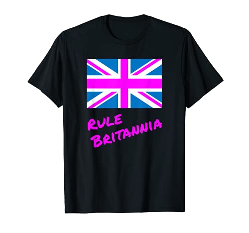 Rule Britannia - Bandera de Reino Unido, diseño de bandera británica Camiseta