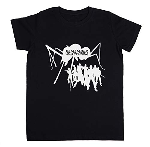 Rundi Tierra Defensa Fuerza Unisexo Niño Niña Camiseta Negro Tamaño XS - Unisex Kids Boys Girls's T-Shirt Black