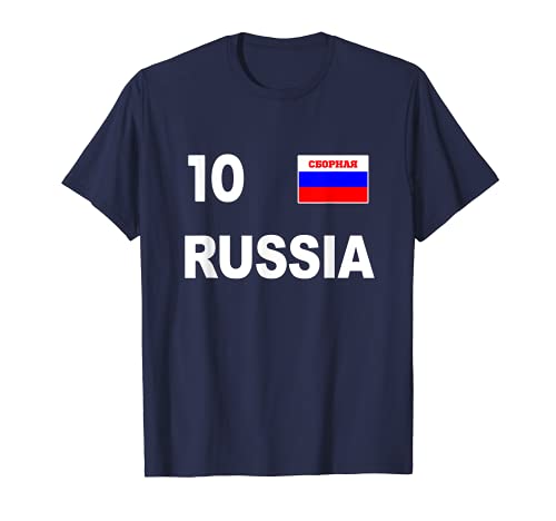 Russia National Football Team - Nr. 10 - Team Russia Camiseta