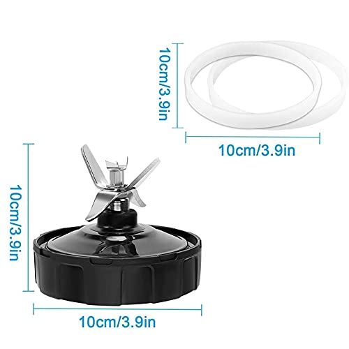 RuYunLong 3 PC/Set 7 Fin Extractor Blade Piezas de Repuesto for Juicer Fit for Nutri Ninja Auto IQ bl482 bl642 bl642 bl2013