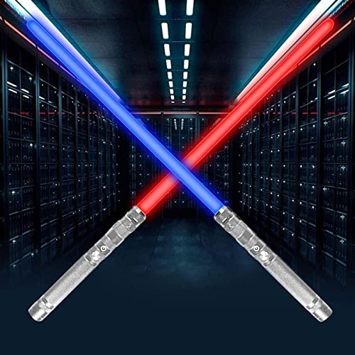 Sable Luces Star Wars Espada Laser LED Metal Hilt Juguetes Luminosos USB Carga Láser Espada,Para Niños Navidad Cumpleaños Regalo Juguete Cosplay -1 Articulo silver,77cm/30.31in