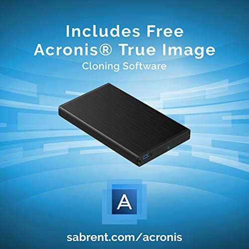 Sabrent Carcasa para Disco Duro Externo 2.5" SSD Negro - Disco Duro en Red (2.5", SATA, Serial ATA II, Negro, Aluminio, 5 Gbit/s) Compatible con UASP (EC-UK30)