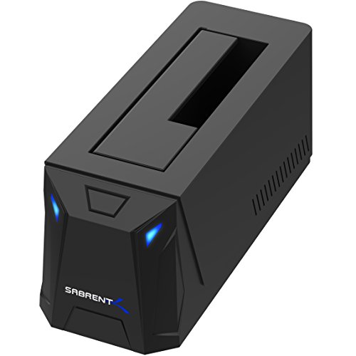 Sabrent Estación de Acoplamiento USB 3.0 de Disco Duro Externo SATA para HDD de 2.5"o 3.5", SSD [Soporte UASP] (EC-UBLB)