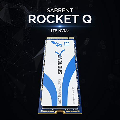 Sabrent Rocket Q 1TB NVMe PCIe M.2 2280 Unidad de Estado sólido SSD Interna de Alto Rendimiento (SB-RKTQ-1TB)