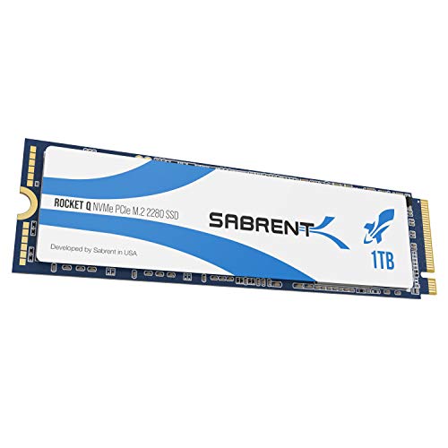 Sabrent Rocket Q 1TB NVMe PCIe M.2 2280 Unidad de Estado sólido SSD Interna de Alto Rendimiento (SB-RKTQ-1TB)