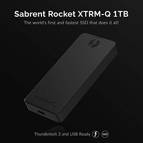 Sabrent Rocket XTRM-Q 1TB USB 3.2 / Thunderbolt 3 SSD Externo (SB-XTMQ-1TB)