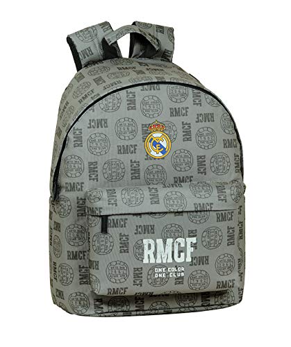 Safta 642008819 Mochila Grande con Funda Ordenador Real Madrid CF