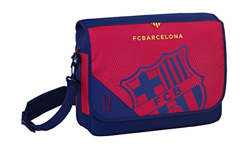safta Funda para Ordenador portátil de 15.6", con Estilo de FC Barcelona, Unisex, Azul y Granate, 40 cm
