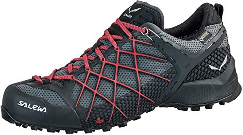 Salewa MS Wildfire Gore-TEX, Zapatos de Senderismo Hombre, Negro (Black Out/Bergot), 41 EU