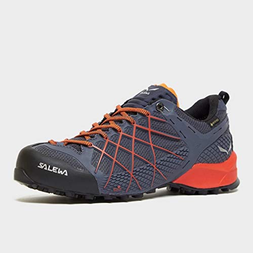 Salewa MS Wildfire Gore-TEX Zapatos de Senderismo, Ombre Blue/Fluo Orange, 45 EU