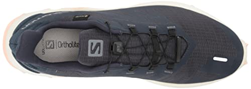 SALOMON Shoes Supercross 3, Zapatillas de Trail Running Mujer, India Ink/Vanilla Ice/Peachy Keen, 37 1/3 EU