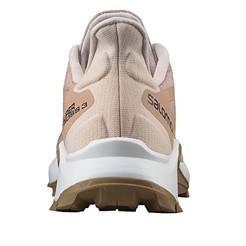 SALOMON Shoes Supercross 3, Zapatillas de Trail Running Mujer, Sirocco/White/Cumin, 37 1/3 EU