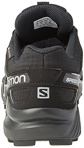 Salomon Speedcross 4 GTX, Hombre, Negro (Black/Silver Metallic-X), 47 1/3 EU