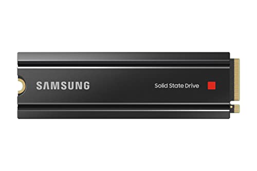 Samsung 980 Pro 1TB, hasta 7.000 MB/s, PCIe 4.0 NVMe M.2 (2280), SSD Interno con disipador para Consola de Videojuegos (MZ-V8P1T0)