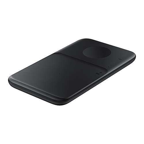 Samsung EP-P4300TBEGEU - Cargador Wireless Duo con Cable, Color Negro