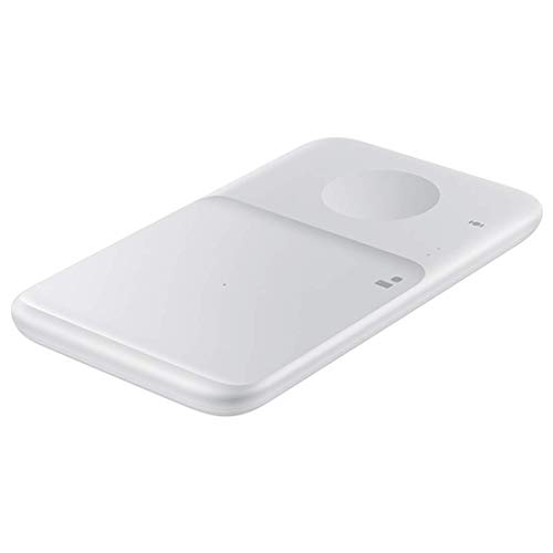 SAMSUNG EP-P4300TWEGEU - Cargador Wireless Duo con Cable, Color Blanco