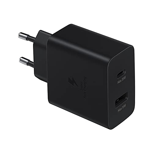 Samsung EP-TA220NBEGEU - Cargador 35W Duo, Color Negro