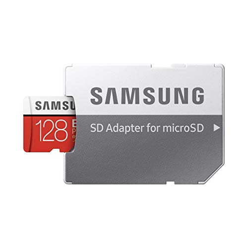 Samsung EVO Plus - Tarjeta de Memoria de 128 GB con Adaptador SD (100 MB/s, U3) Rojo/Blanco