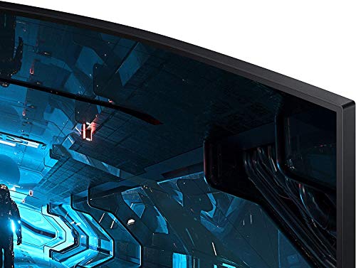 Samsung G7 (C32G73TQSU) QLED Curved Odyssey Gaming Monitor 32" (2.560x1.440 píxeles,WQHD, 240 Hz, 1ms, 1000R, adecuado para monitores duales, monitor de PC, AMD FreeSync, compatible de G-Sync)negro