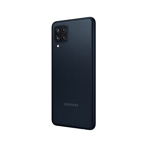 Samsung Galaxy M22 – Pantalla 6,4” (AMOLED HD+, 90Hz, 4GB RAM + 128GB almacenamiento, cuádruple cámara trasera, 5000 mAh carga rápida 25W) Negro [Versión Es]