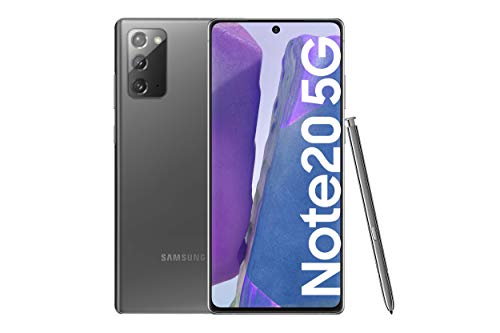 Samsung Galaxy Note Pack 20 5G – Pantalla 6,7” (AMOLED FHD+, 8GB RAM + 256GB almacenamiento, cuádruple cámara trasera, 4300 mAh carga rápida 25W) Gris [Versión ES]