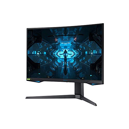 Samsung Odyssey G7 LC27G73TQSRXEN - Monitor Curvo Gaming de 27'' WQHD (2560x1440, 1 ms, 240 Hz, FreeSync, Gsync, QLED, 16:9, HDR600, 350 cd/m², 1000R, DisplayPort, HDMI, USB 3.0) Negro