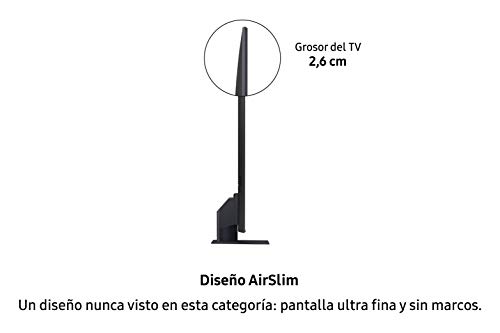 Samsung QLED 4K 2021 55Q74A - Smart TV de 55" con Resolución 4K UHD, Procesador QLED 4K con IA, Quantum HDR10+, Wide Viewing Angle, Motion Xcelerator Turbo+, OTS Lite y Alexa Integrada.