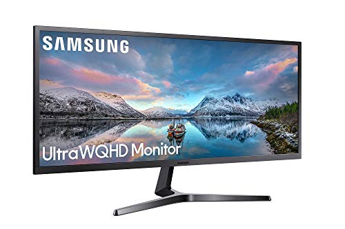 Samsung S34J552 - Monitor de 34" UltraWide QHD (3440x1440, 4 ms, 75 Hz, FreeSync, LED, VA, 21:9, 3000:1, 300 cd/m², 178°, HDMI, PBP, PIP, Base en V) Negro