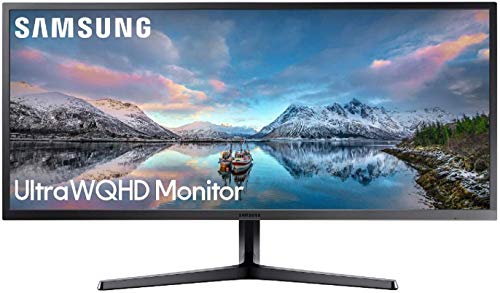 Samsung S34J552 - Monitor de 34" UltraWide QHD (3440x1440, 4 ms, 75 Hz, FreeSync, LED, VA, 21:9, 3000:1, 300 cd/m², 178°, HDMI, PBP, PIP, Base en V) Negro