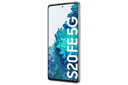Samsung Smartphone Galaxy S20 FE con Pantalla Infinity-O FHD+ de 6,5 Pulgadas, 6 GB de RAM y 128 GB de Memoria Interna Ampliable, Batería de 4500 mAh y Carga rápida Verde (Version ES)