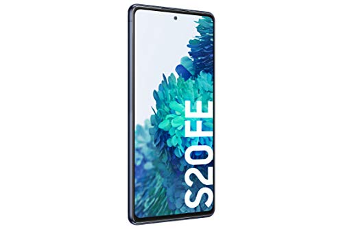 Samsung Smartphone Galaxy S20 FE con Pantalla Infinity-O FHD+ de 6,5 Pulgadas, 6 GB de RAM y 128 GB de Memoria Interna Ampliable, Batería de 4500 mAh y Carga rápida Azul (Version ES)