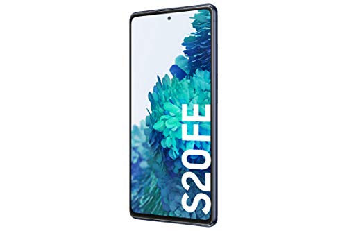 Samsung Smartphone Galaxy S20 FE con Pantalla Infinity-O FHD+ de 6,5 Pulgadas, 6 GB de RAM y 128 GB de Memoria Interna Ampliable, Batería de 4500 mAh y Carga rápida Azul (Version ES)