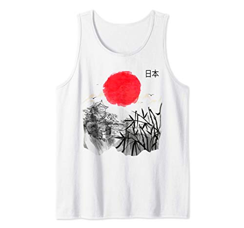 Samurai ninja katana Japanese Japan Camiseta sin Mangas