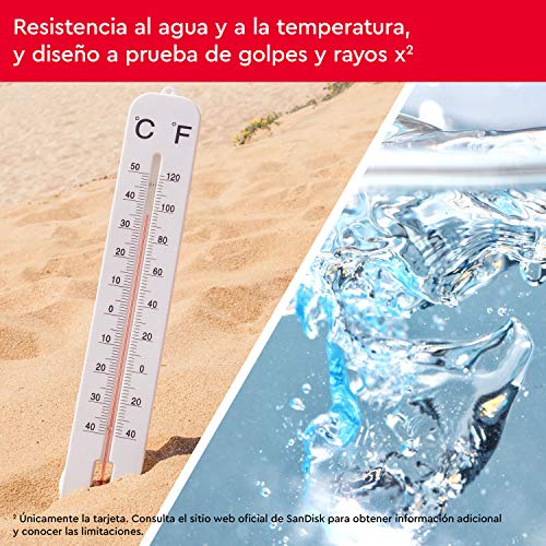 SanDisk Extreme - Tarjeta de memoria 32GB microSDHC para móvil, tablets y cámaras MIL + adaptador SD + Rescue Pro Deluxe, velocidad lectura 100 MB/s