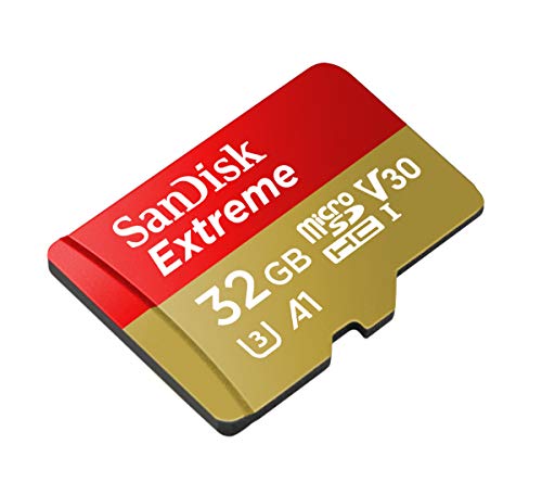 SanDisk Extreme Tarjeta de Memoria microSD 32 GB para Juegos en el móvil, con A2 App Performance, gráficos de Juegos AAA/3D/VR y Video 4K UHD, 100MB/s Read Class 10, UHS-I, U3, V30