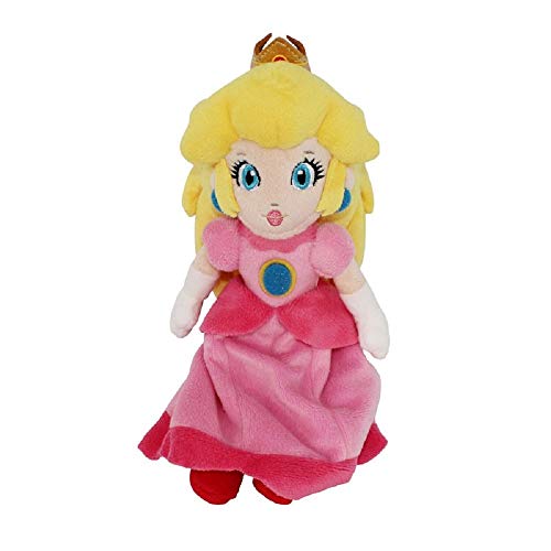 Sanei- Super Mario - Peluche 27 CM Princess Peach (75PEA013)