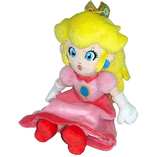 Sanei- Super Mario - Peluche 27 CM Princess Peach (75PEA013)