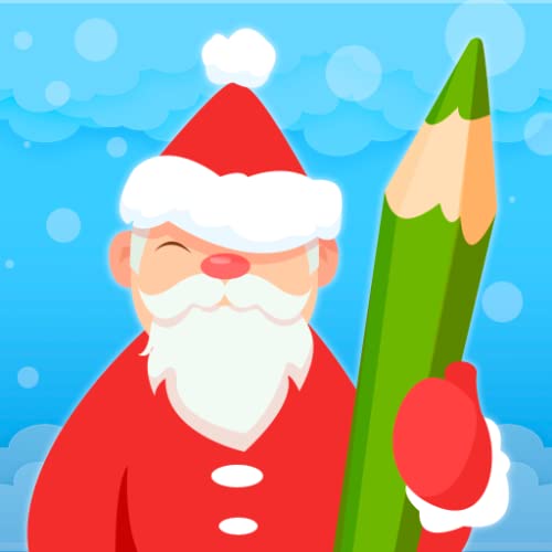 Santa and Xmas Eve free coloring pages