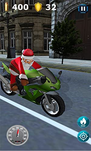 Santa bike Rush