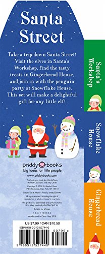 Santa Street Chunky Set: Santa's Workshop, Snowflake House, Gingerbread House