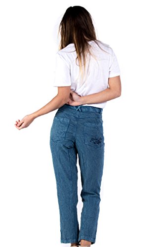 Savage Culture Capri II Pantalones, Azul (Azul 001), (Tamaño del Fabricante:M) para Mujer