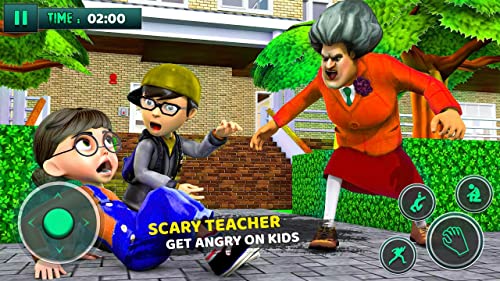 Scare Scary Evil Teacher: Creepy & Spooky Games 3D