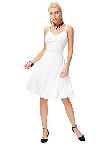 SCARLET DARKNESS Disfraz de renacentista para mujer, cuello en V + cuello con solapa, encaje, axilas, juego de 2 unidades beige L