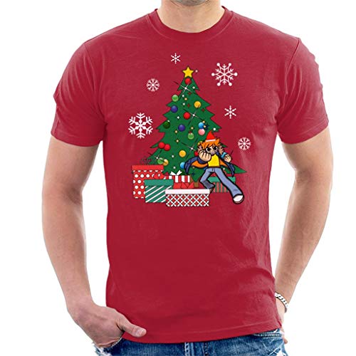 Scott Pilgrim Vs The World Around The Christmas Tree Men's T-Shirt