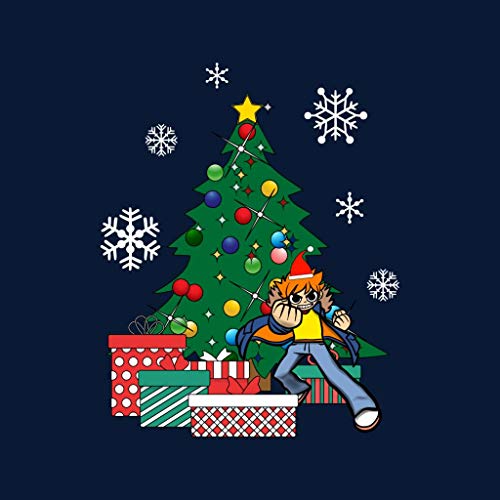 Scott Pilgrim Vs The World Around The Christmas Tree Men's Varsity Jacket