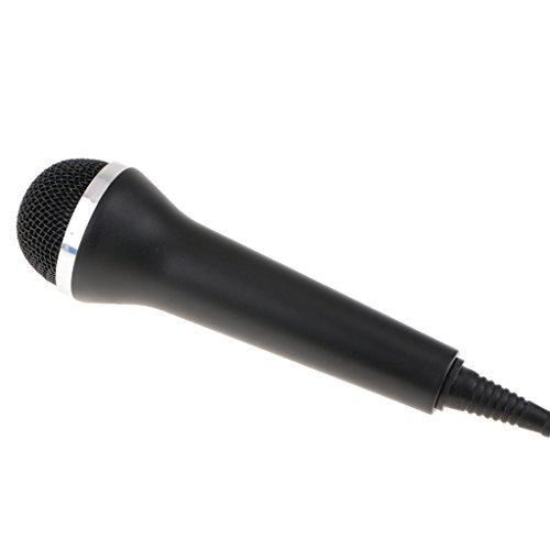 SDENSHI Micrófono con Cable USB De 2.5 Metros Rock Band Sing para Xbox One Black