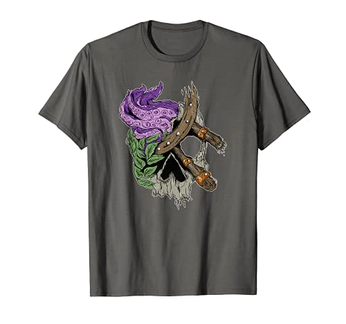 Sea of Thieves Overgrown With Kraken Skull Camiseta