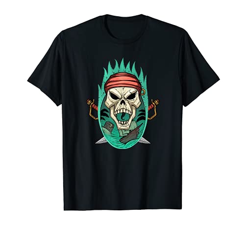 Sea of Thieves Underwater Pirate Skull Camiseta